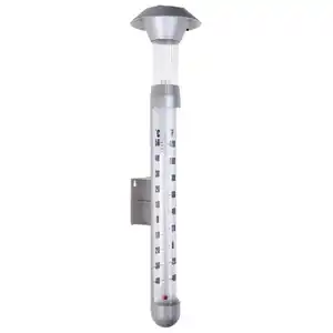Solar Thermometer 2in1 mit 1 LED, kaltweiß