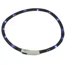 Bild 1 von LED Leuchtschlauch Hundehalsband Silikon schwarz kürzbar