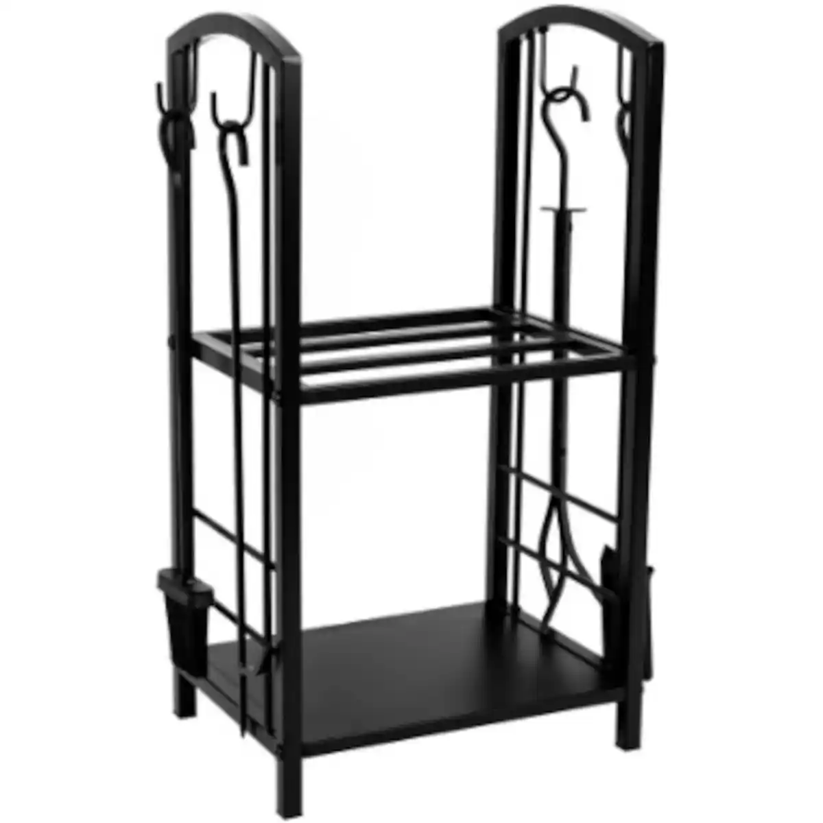 Bild 1 von Kaminholzregal ''Eleganz'' inklusive Besteck