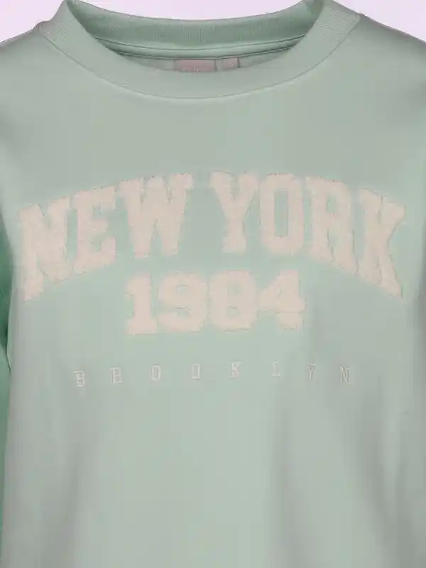 Bild 3 von Damen Sweatshirt mit Stickerei Türkis