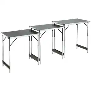 Mehrzwecktisch 3-teilig mit Aluminiumgestell