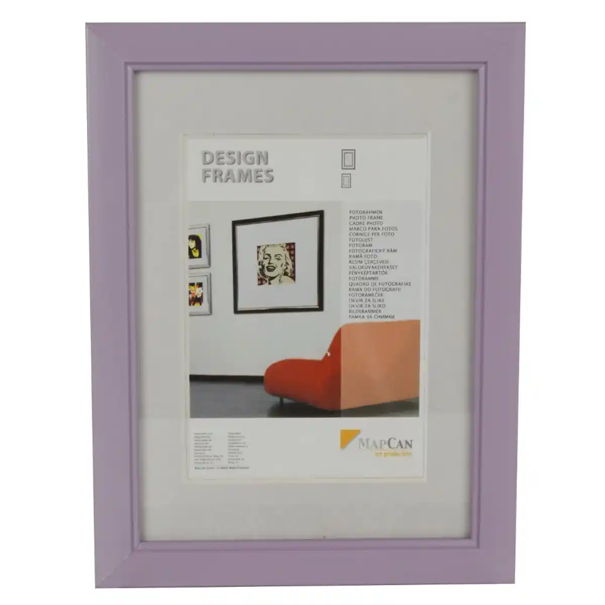 Bild 1 von Dekofotorahmen Script in Violett 30 x 40 cm