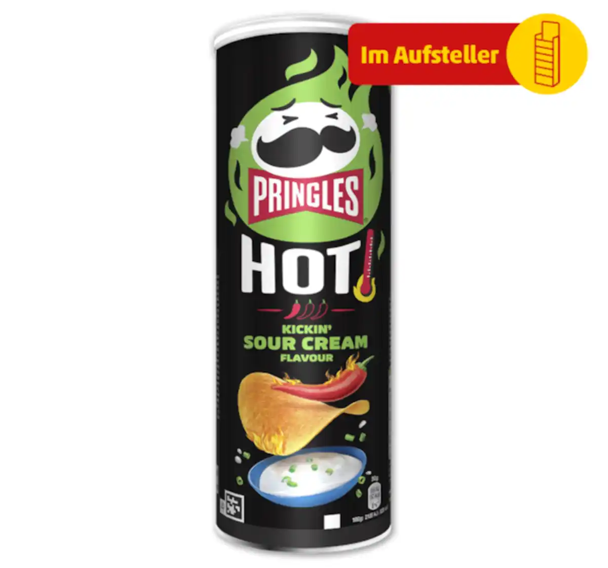 Bild 1 von PRINGLES Hot kickin’ sour cream*