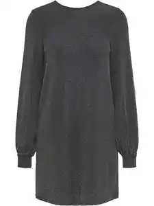 Only ONLCAROL L/S GLITTER Kleid Schwarz