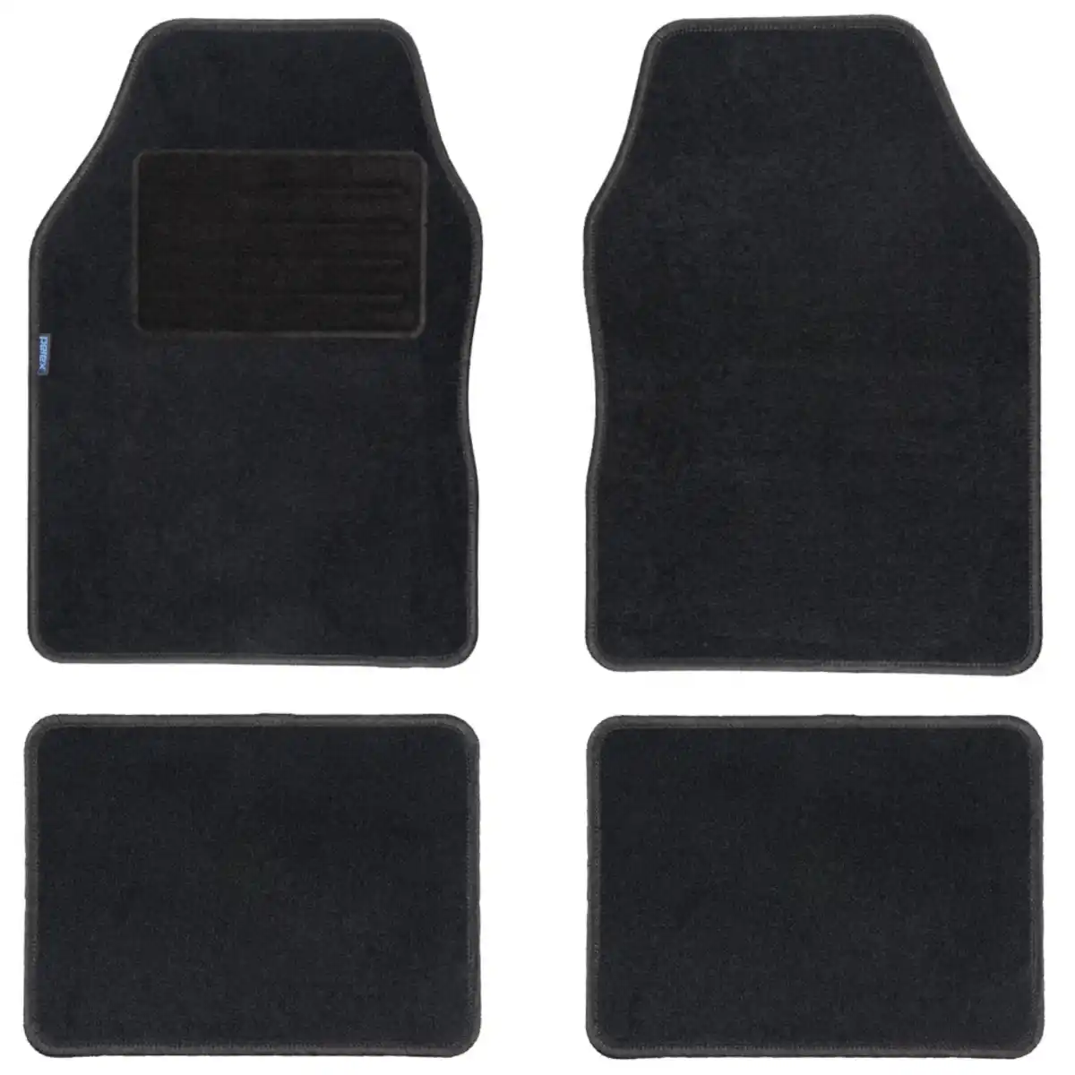 Bild 1 von Fußmatten Set Florida 3 universal, 4-teilig in Schwarz