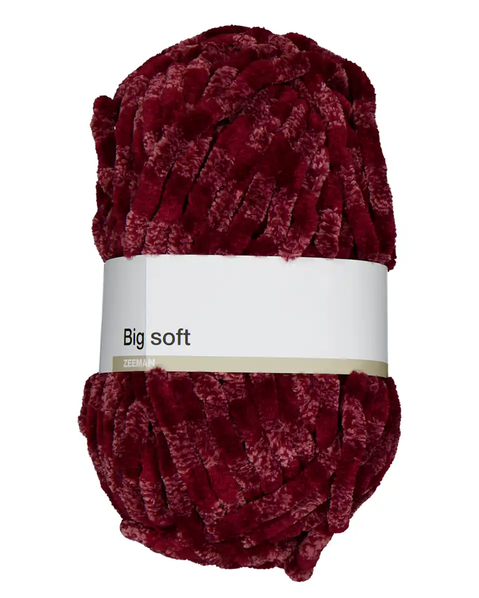 Bild 1 von Big soft Strickgarn - Rot, Rot, 150 g
