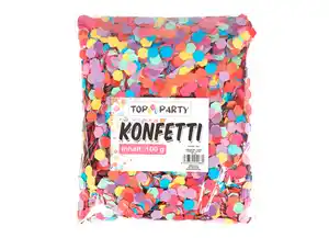 Konfetti aus buntem Papier