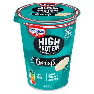 DR. OETKER High Protein Pudding 400 g, Grießpudding