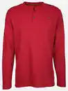 Bild 1 von Herren Henleyshirt in Waffeloptik Rot
