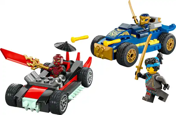 Bild 2 von LEGO NINJAGO 71840 Action-Autorennen: Rogue vs. Drix