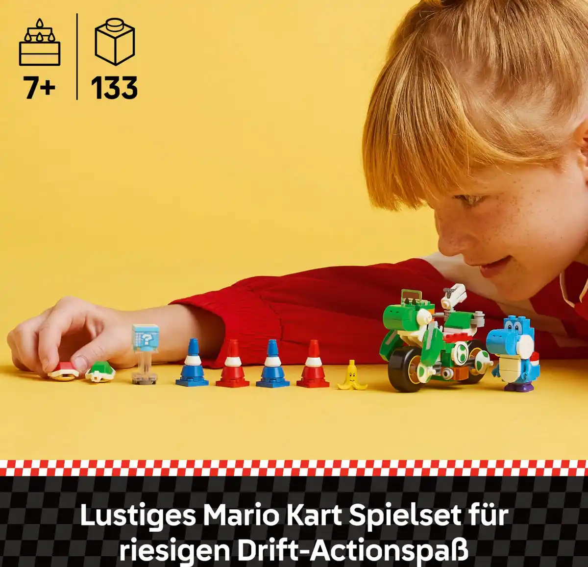 Bild 4 von LEGO SUPER MARIO 72031 Mario Kart™ – Yoshi–Bike