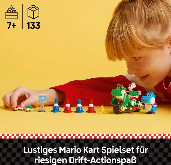 Bild 4 von LEGO SUPER MARIO 72031 Mario Kart™ – Yoshi–Bike
