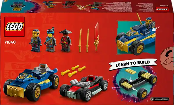 Bild 3 von LEGO NINJAGO 71840 Action-Autorennen: Rogue vs. Drix