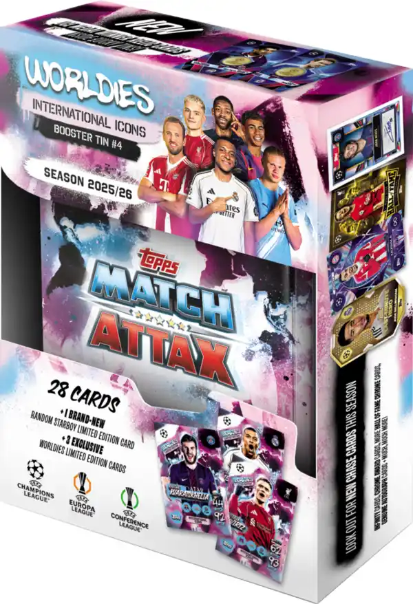 Bild 3 von Topps Match Attax UEFA Champions League Worldies Mini Tin 25/26