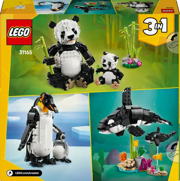 Bild 3 von LEGO CREATOR 31165 Wilde Tiere: Pandafamilie