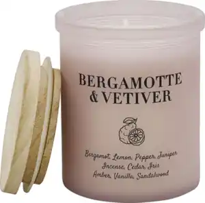 IDEENWELT Aromatherapie Kerze Bergamotte & Vetiver