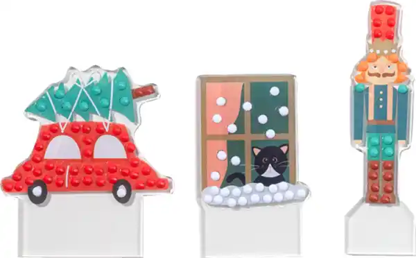 Bild 2 von IDEENWELT LED-Diamond-Painting-Set Weihnachtsbaum