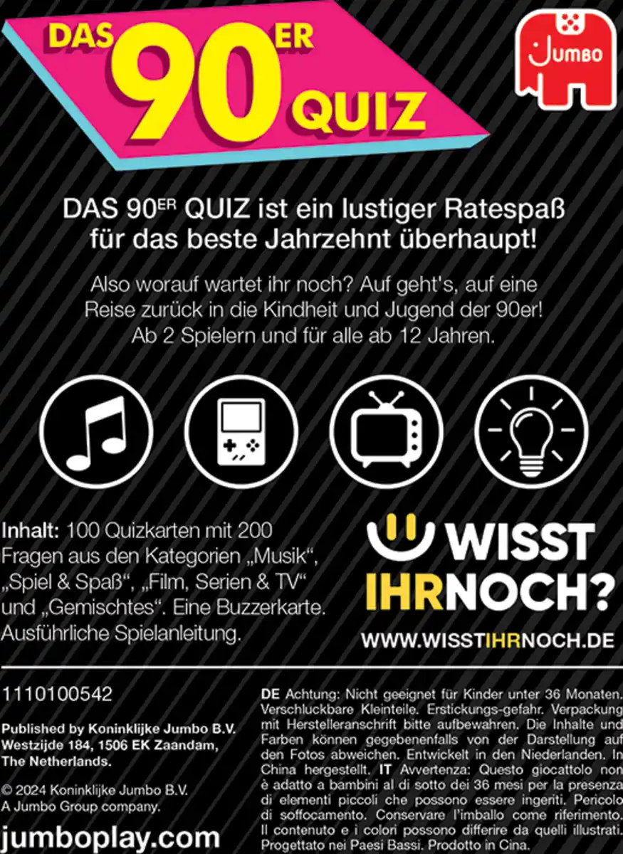 Bild 2 von Jumbo Wisst ihr noch? Das 90er Quiz