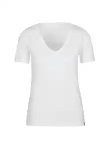 Trigema T-Shirt TRIGEMA V-Shirt aus Baumwolle/Elastan