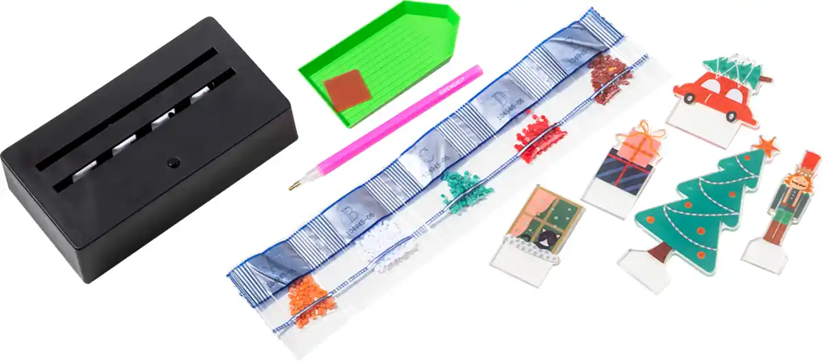 Bild 1 von IDEENWELT LED-Diamond-Painting-Set Weihnachtsbaum