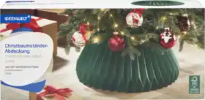 IDEENWELT Christbaumständer-Abdeckung grün