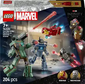 LEGO Marvel 76320 Iron Man & War Machine vs. Hammer-Drohnen