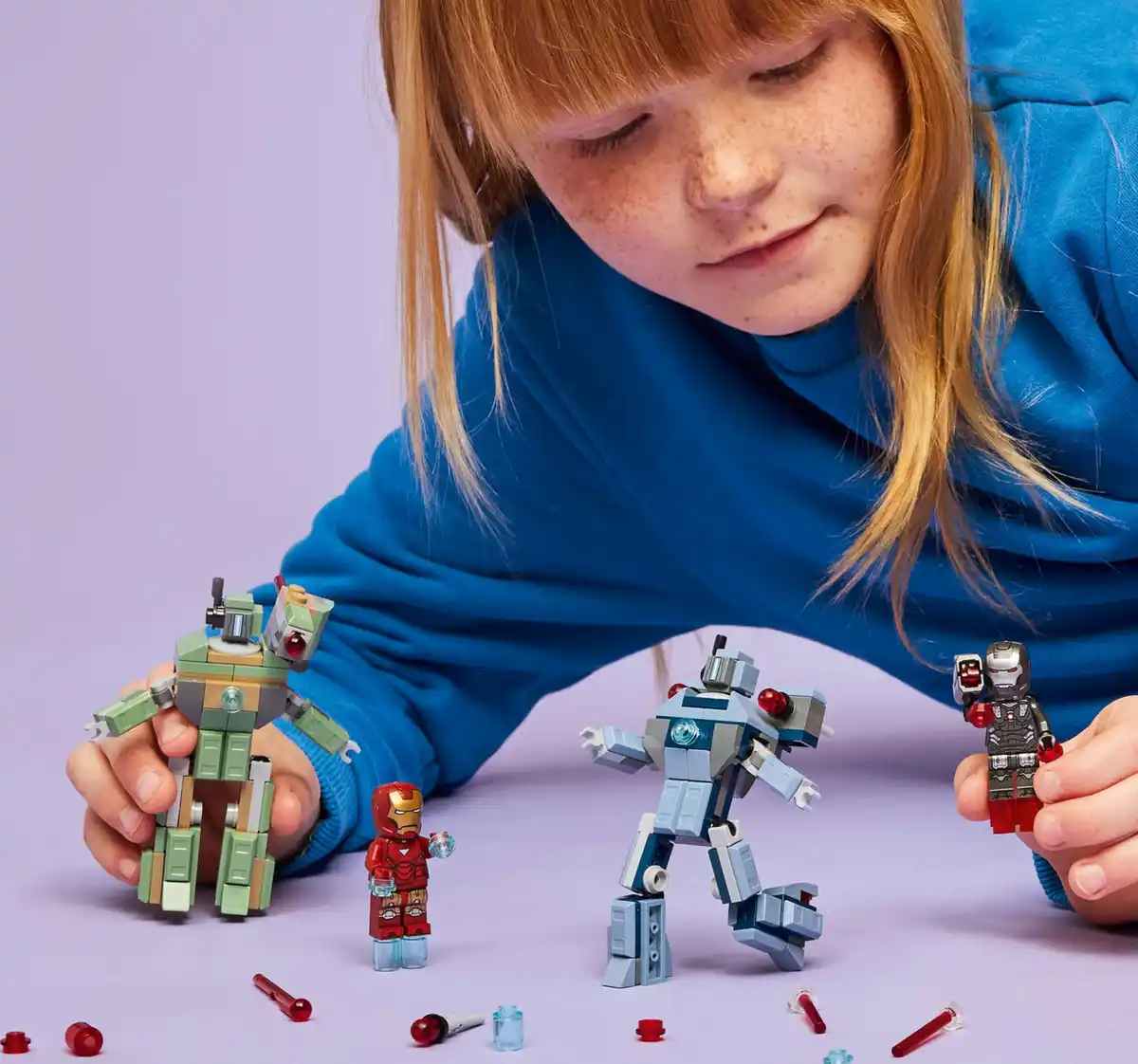 Bild 4 von LEGO Marvel 76320 Iron Man & War Machine vs. Hammer-Drohnen