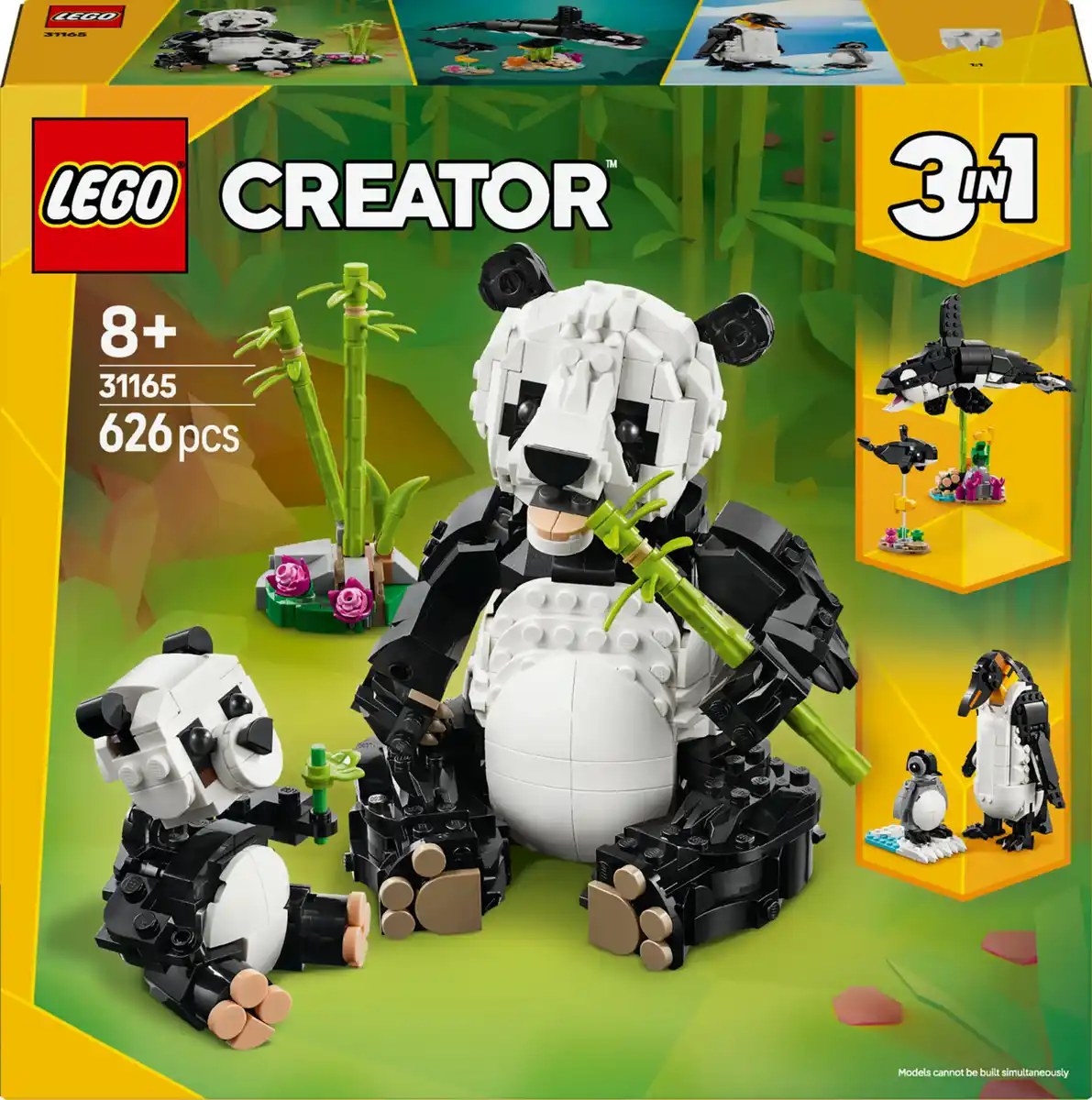 Bild 1 von LEGO CREATOR 31165 Wilde Tiere: Pandafamilie