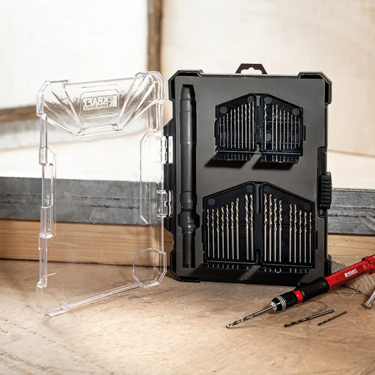 Bild 1 von Kraft Werkzeuge Handpräzisionsbohrer-Set 42tlg.