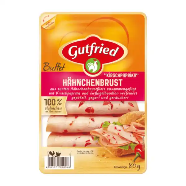 Bild 3 von GUTFRIED Hähnchenbrust-Aufschnitt 80g