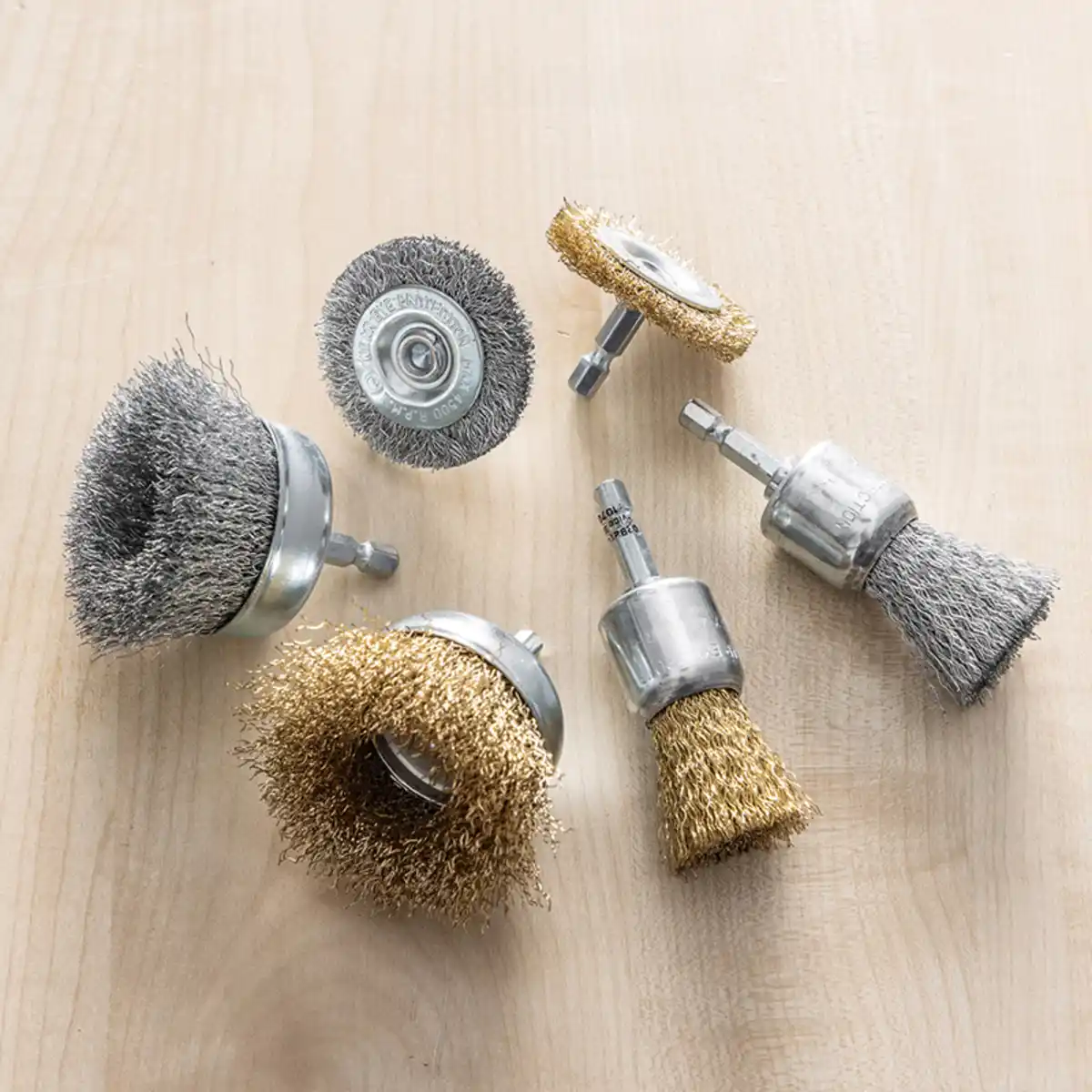 Bild 1 von Kraft Werkzeuge Drahtbürstensatz 6tlg.