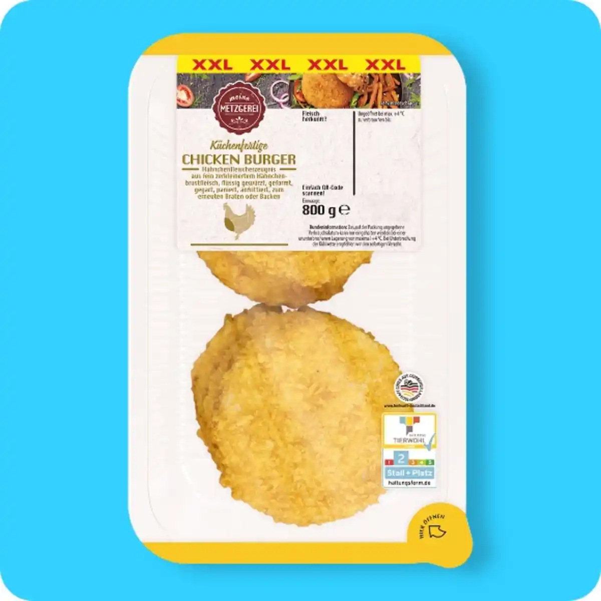 Bild 1 von MEINE METZGEREI Chicken-Burger, paniert