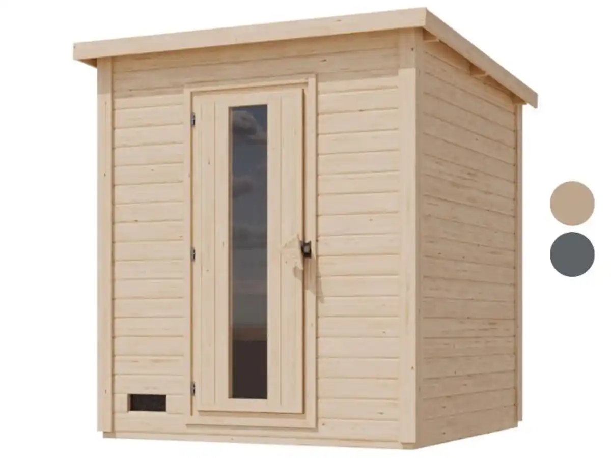 Bild 1 von Karibu Außensauna »Smally 2«, mit 9kW