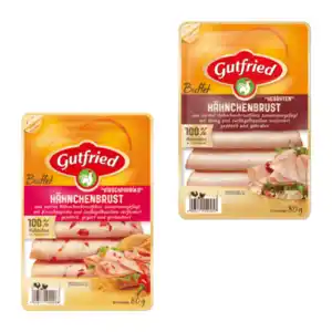 GUTFRIED Hähnchenbrust-Aufschnitt 80g