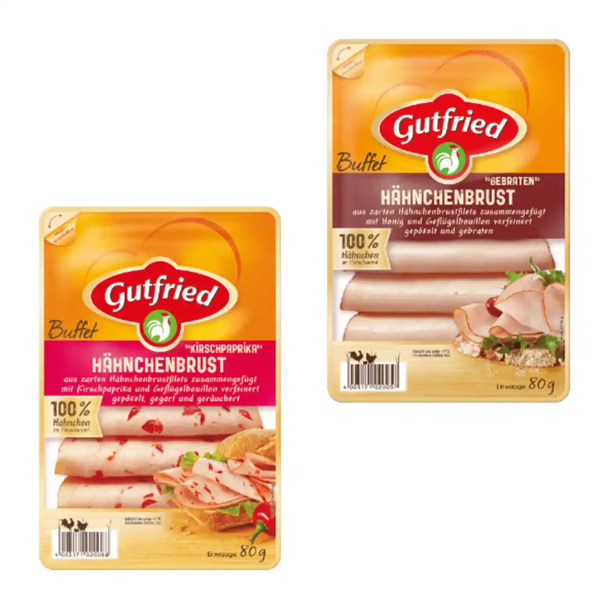 Bild 1 von GUTFRIED Hähnchenbrust-Aufschnitt 80g