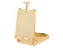 Bild 2 von crelando® Koffer-Tischstaffelei, höhenverstellbar inkl. Pinsel