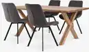 Bild 1 von GRIBSKOV L180 Tisch Eiche natur + 4 HYGUM Stühle grau