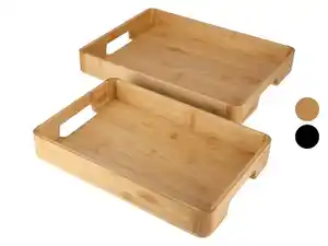 SILVERCREST® Bambus-Tablett-Set