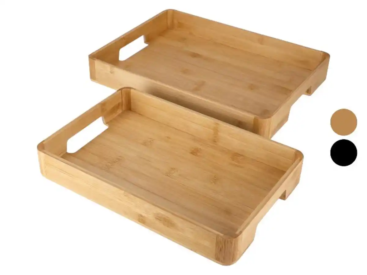 Bild 1 von SILVERCREST® Bambus-Tablett-Set