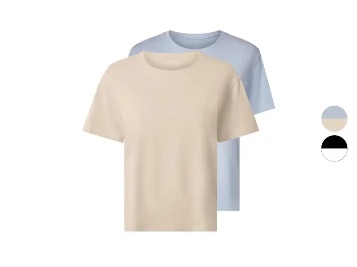 Bild 1 von esmara® Damen T-Shirts, 2 Stück