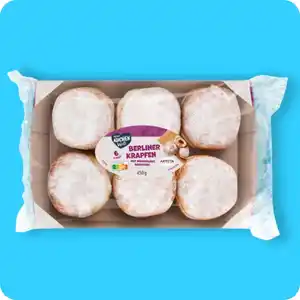 MEINE KUCHEN WELT Berliner bzw. Krapfen, Mit Mehrfrucht-Konfitüre