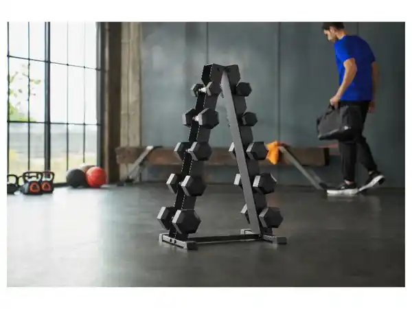 Bild 3 von CRIVIT Hexagon-Kurzhantel, 20 kg