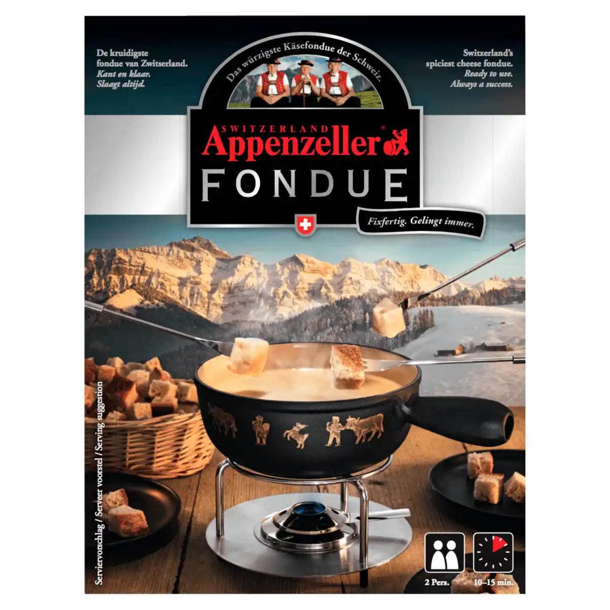 Bild 1 von Appenzeller Schweizer Fondue Käse 400g