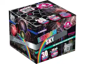 Weco XXL-Multi-Effekt-Fächer-Batterie „Rainbow Sky“ **