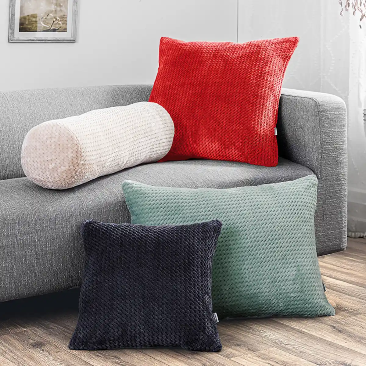 Bild 1 von Bella Casa Dekokissen New Cashmere-Feeling "Zig Zag"