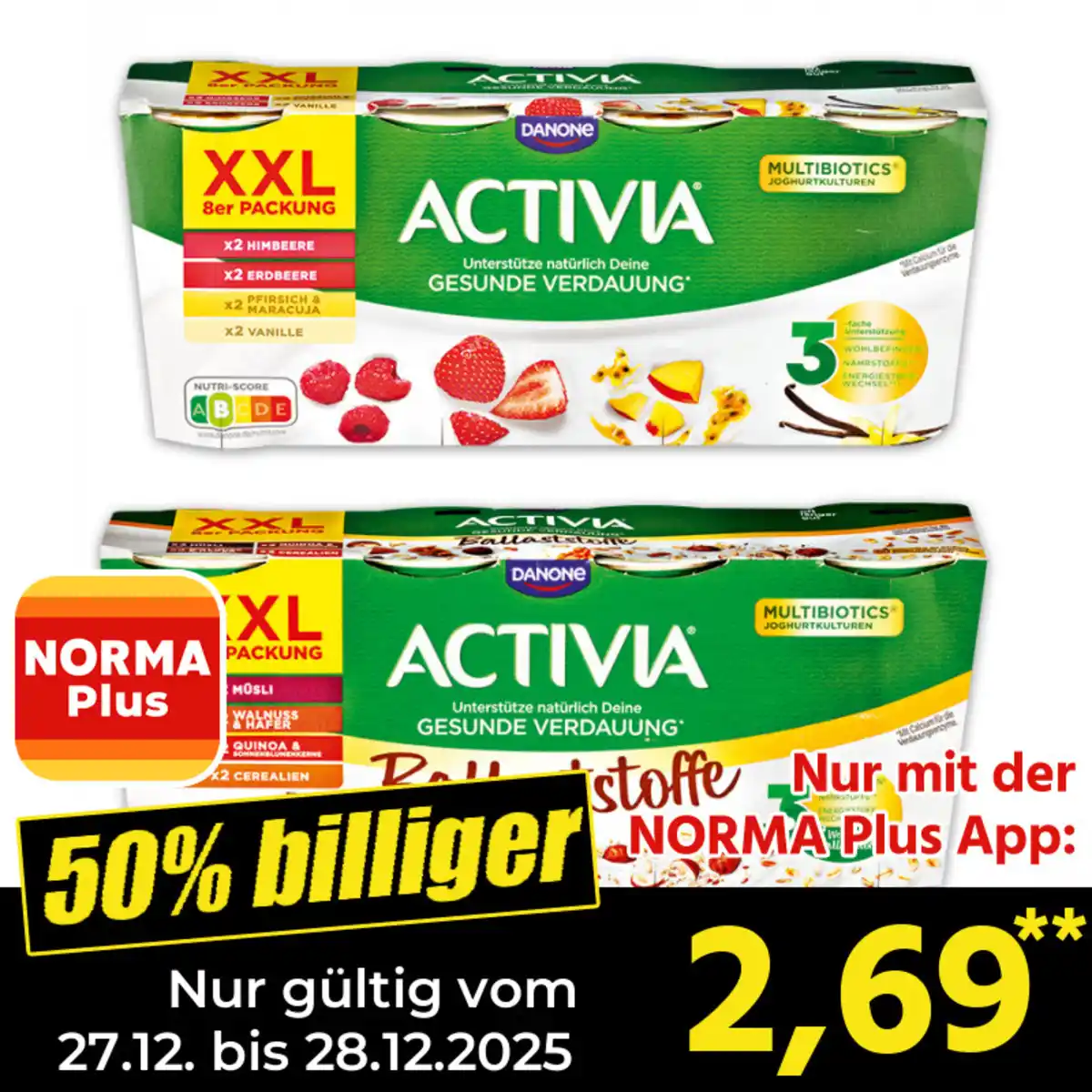 Bild 1 von Danone Activia 8er