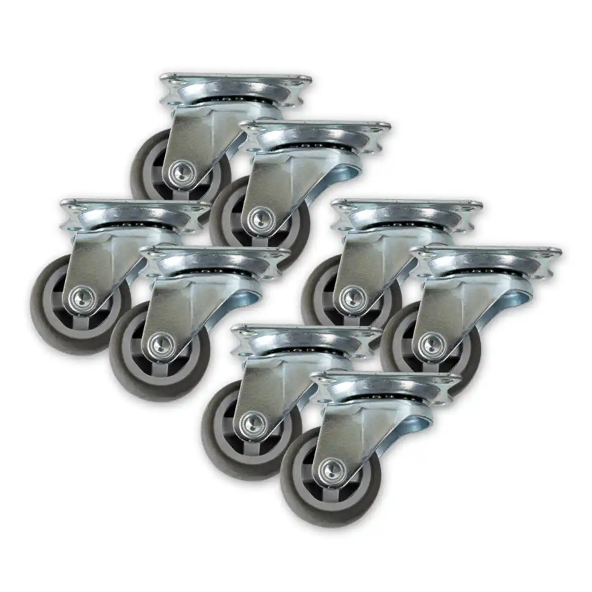 Bild 1 von Kraft Werkzeuge Lenkrollen 8er-Set