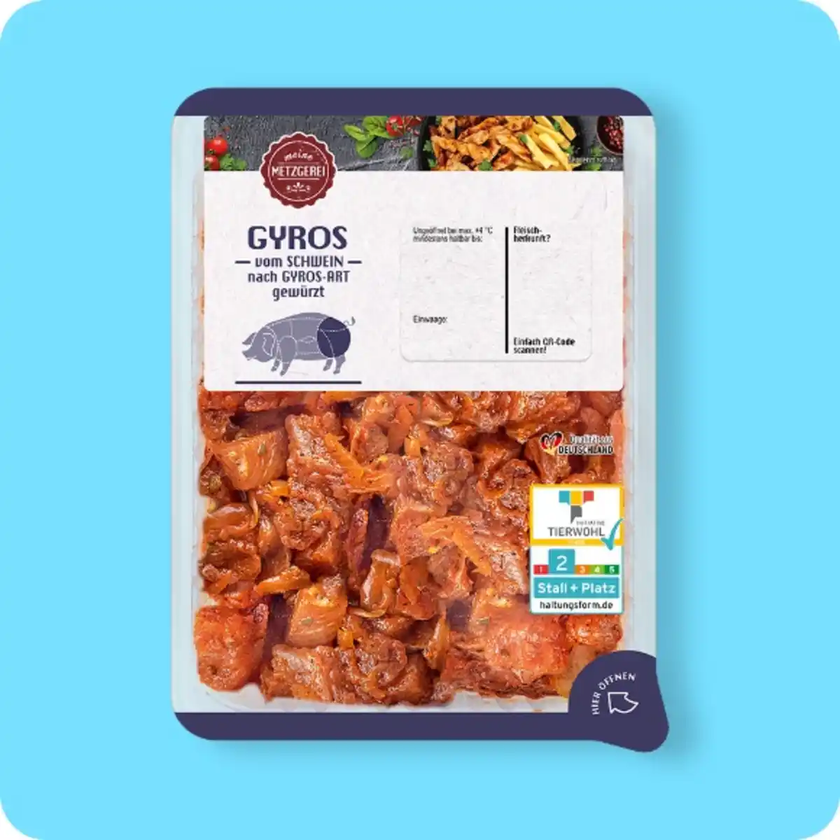 Bild 1 von MEINE METZGEREI Gyros, Vom Schwein