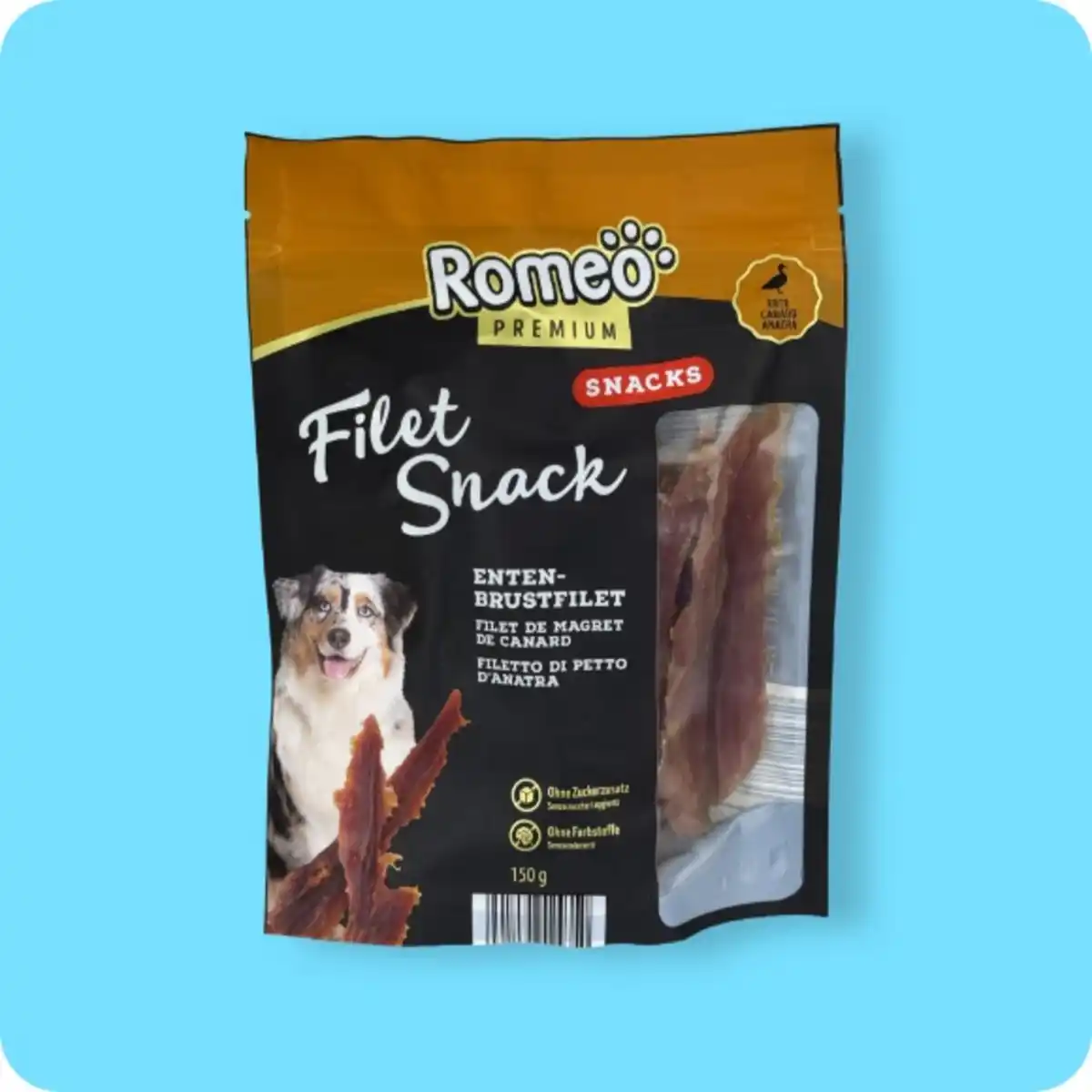 Bild 1 von ROMEO Premium-Filet-Snacks, Entenbrustfilet oder Hühnchenbrustfilet