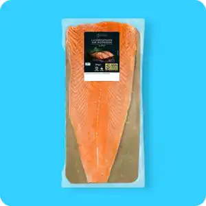 GOURMET FINEST CUISINE Norwegische Lachsfiletseite, Mit Haut